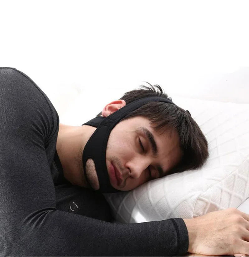 Anti-Snore Chin Strap – Stop Snoring, Sleep Comfortably & Breathe Easy