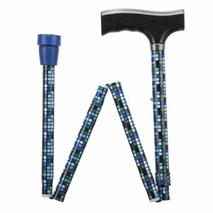 Folding Adjustable Walking Sticks - Squares - Ingennov8