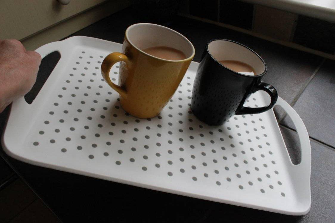 anti-slip tray