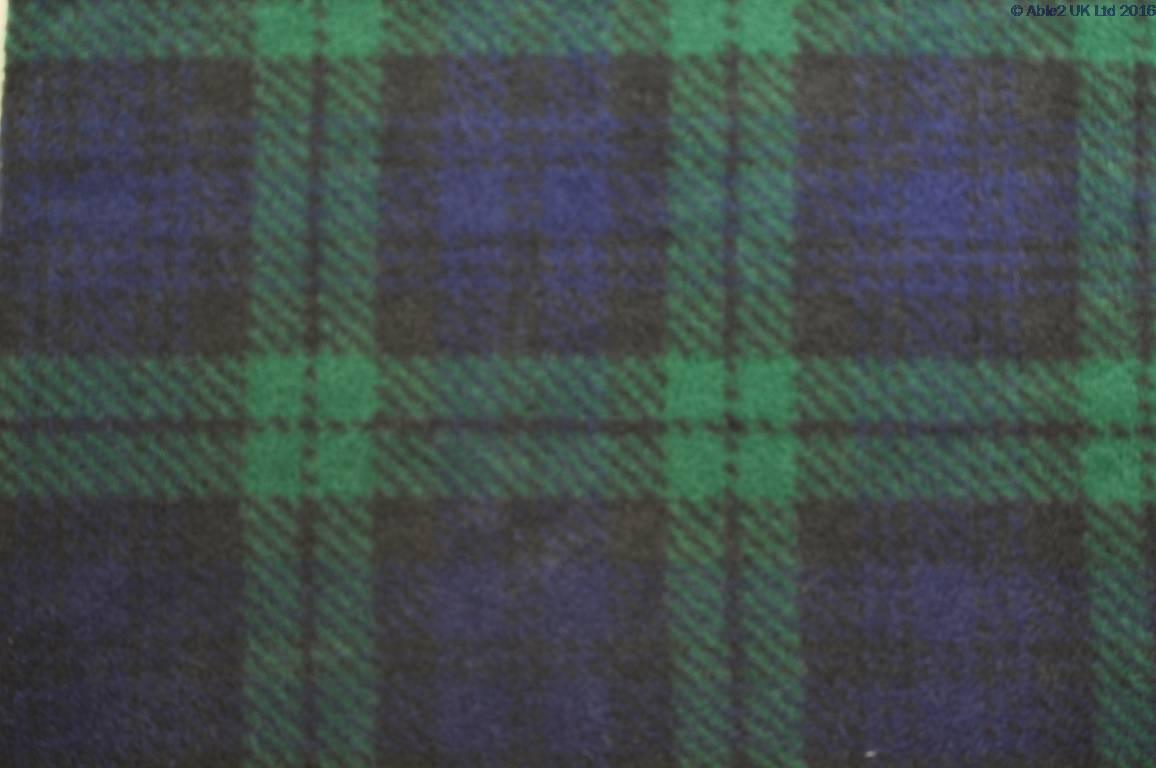 tartan fleece blanket wheelchair