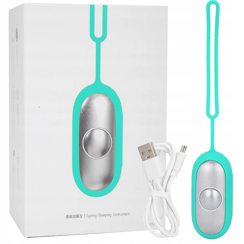 Handheld Micro-Current Instrument Improve Deep Sleep Holding Sleep Device Lightweight Sleeping Device for Insomnia Brain Massage