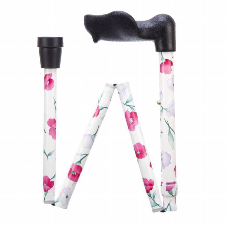 Arthritis Grip Cane - Folding, adjustable, Left Handed - Ingennov8