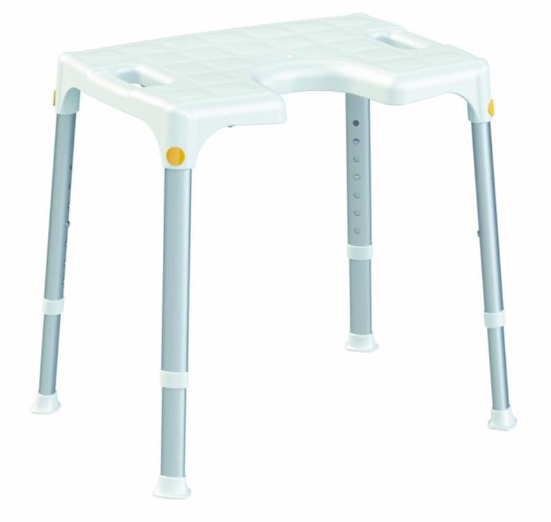 shower chair with drainage holes