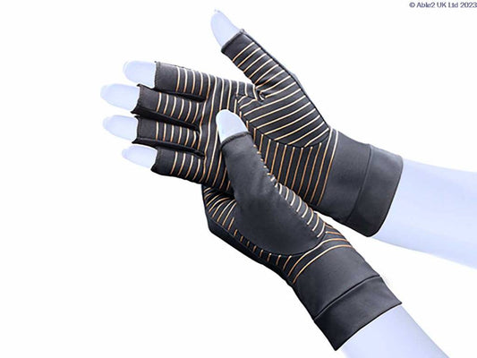 Kedley Compression Arthritis Gloves with Copper Infusion for Joint Pain Relief and Enhanced Grip