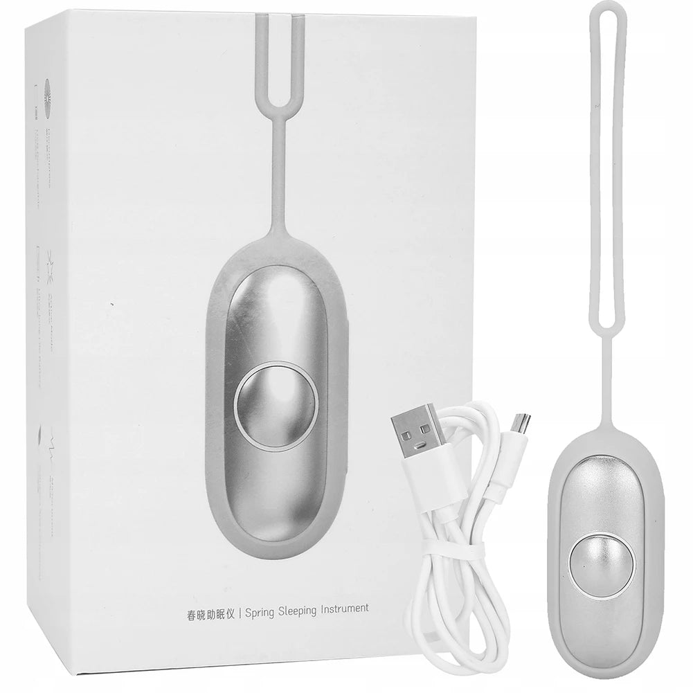 Handheld Micro-Current Instrument Improve Deep Sleep Holding Sleep Device Lightweight Sleeping Device for Insomnia Brain Massage
